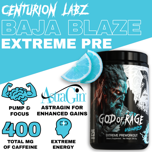 NEW! GOD OF RAGE, UNCHAINED Extreme PreWorkout*