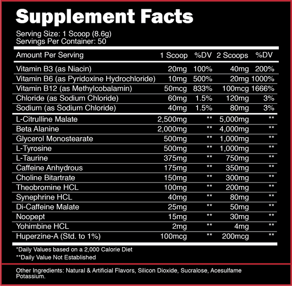 The Stims High Stim PreWorkout*