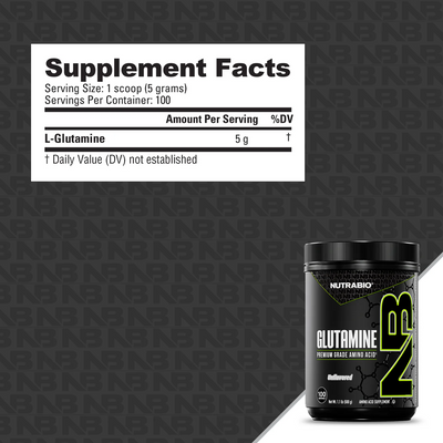 L-Glutamine - 100 Servings (NutraBio)