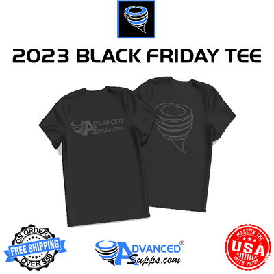 AdvancedSupps.com Black/Grey T-Shirt