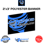 Advanced Supps 2'x3' Polyester Banner